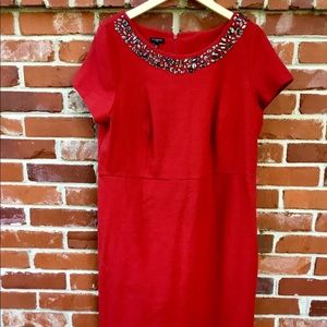 Talbots Women red dress 12W